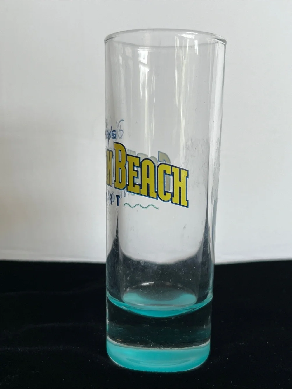 Disney caribbean glass “toothpick