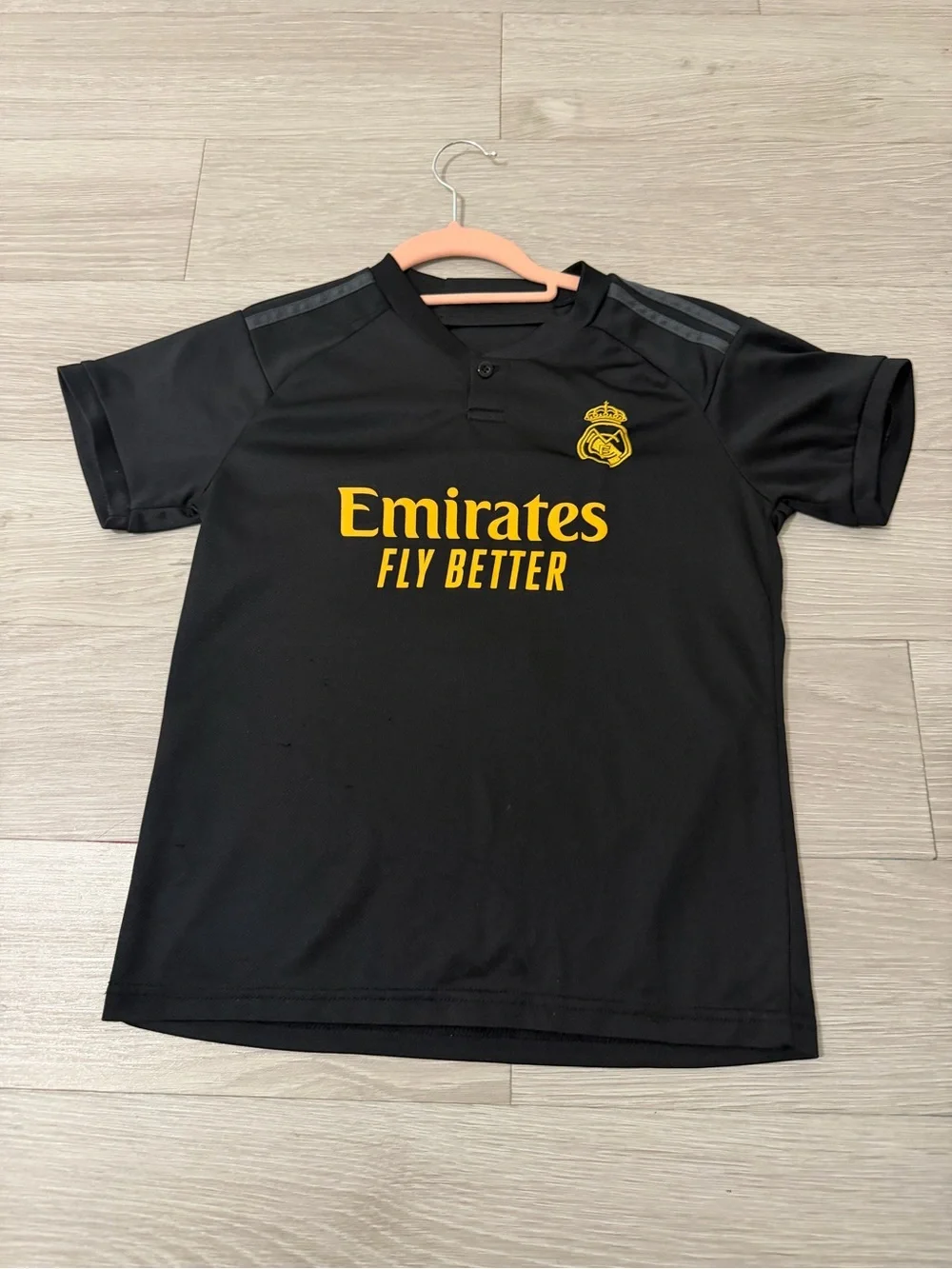 Kids' Black Madrid Jersey