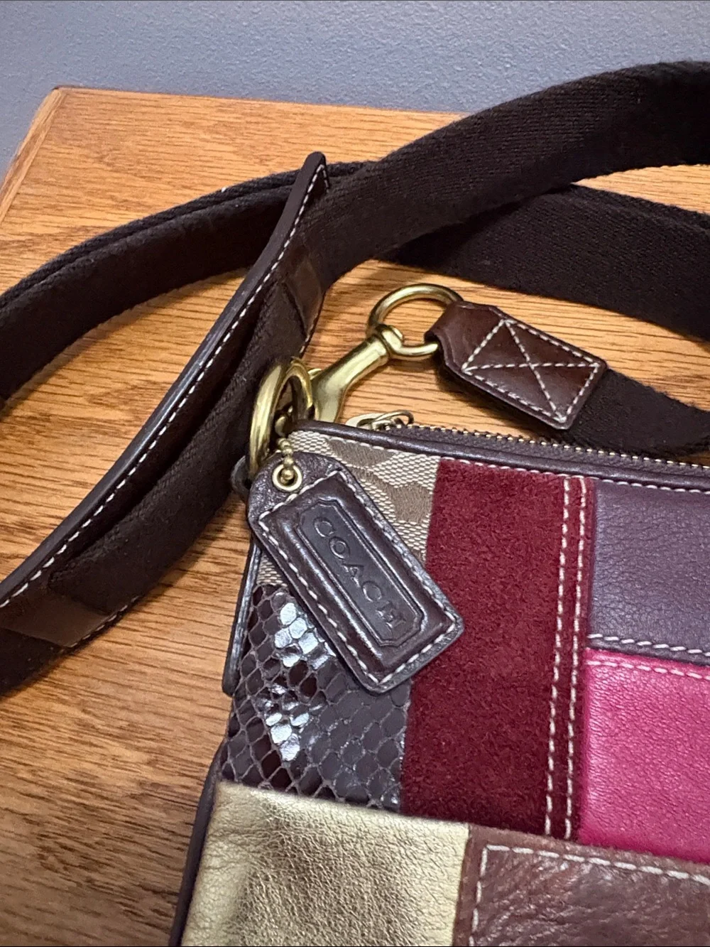 Coach patchwork crossbody