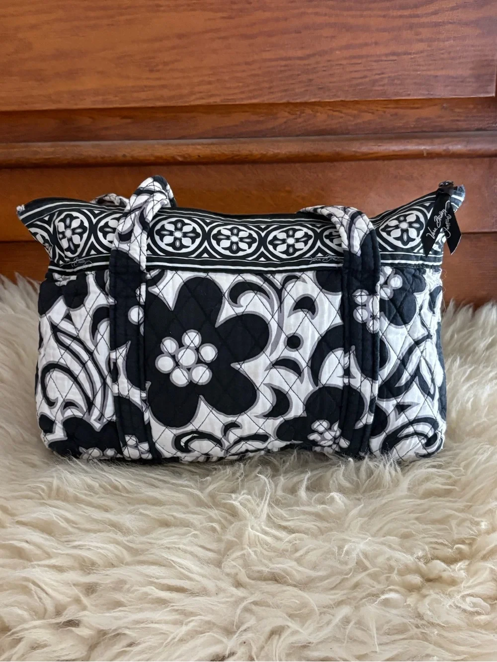 Vera Bradley quilted tote