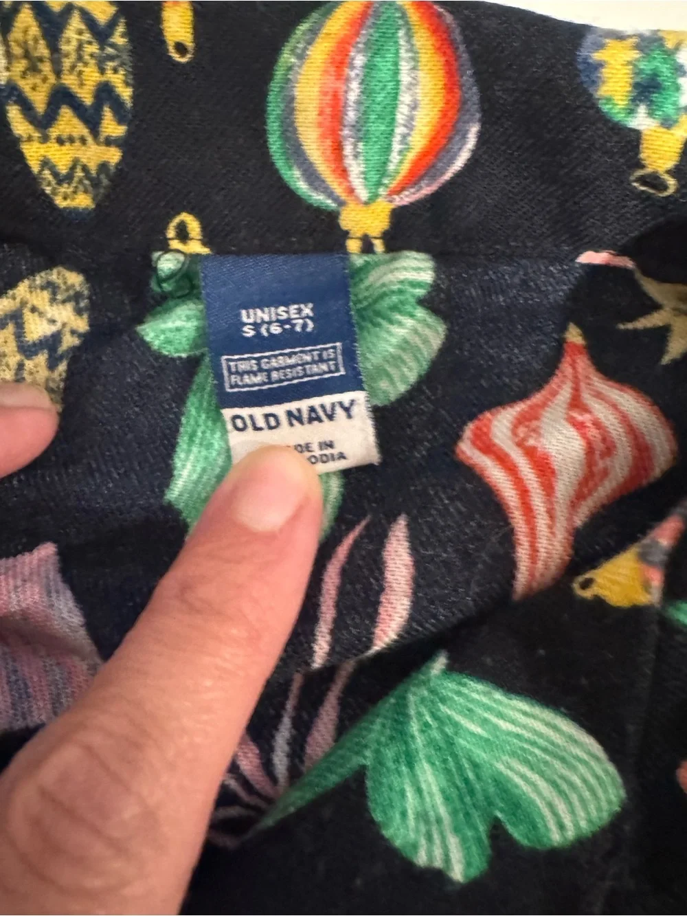 Old Navy festive pajama