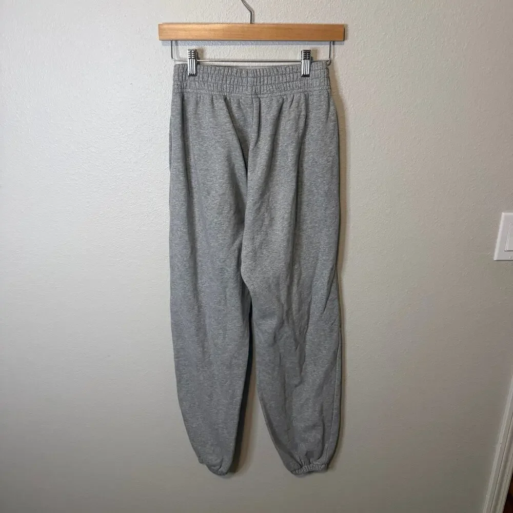 Nike Gray Fleece Jogger Sweatpants Women's Size XS