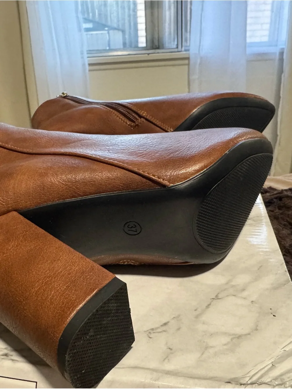 N/A comfortable zipper leather