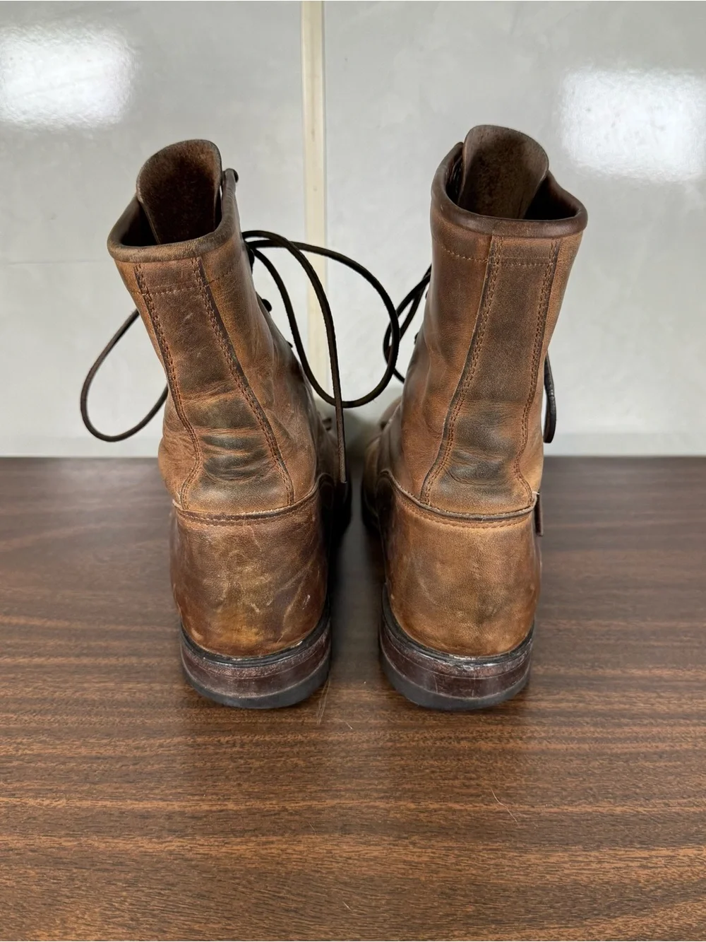 Justin Boot Kiltie Brown  Women’s Size 7.5 C Cowgirl Country Roper Distressed