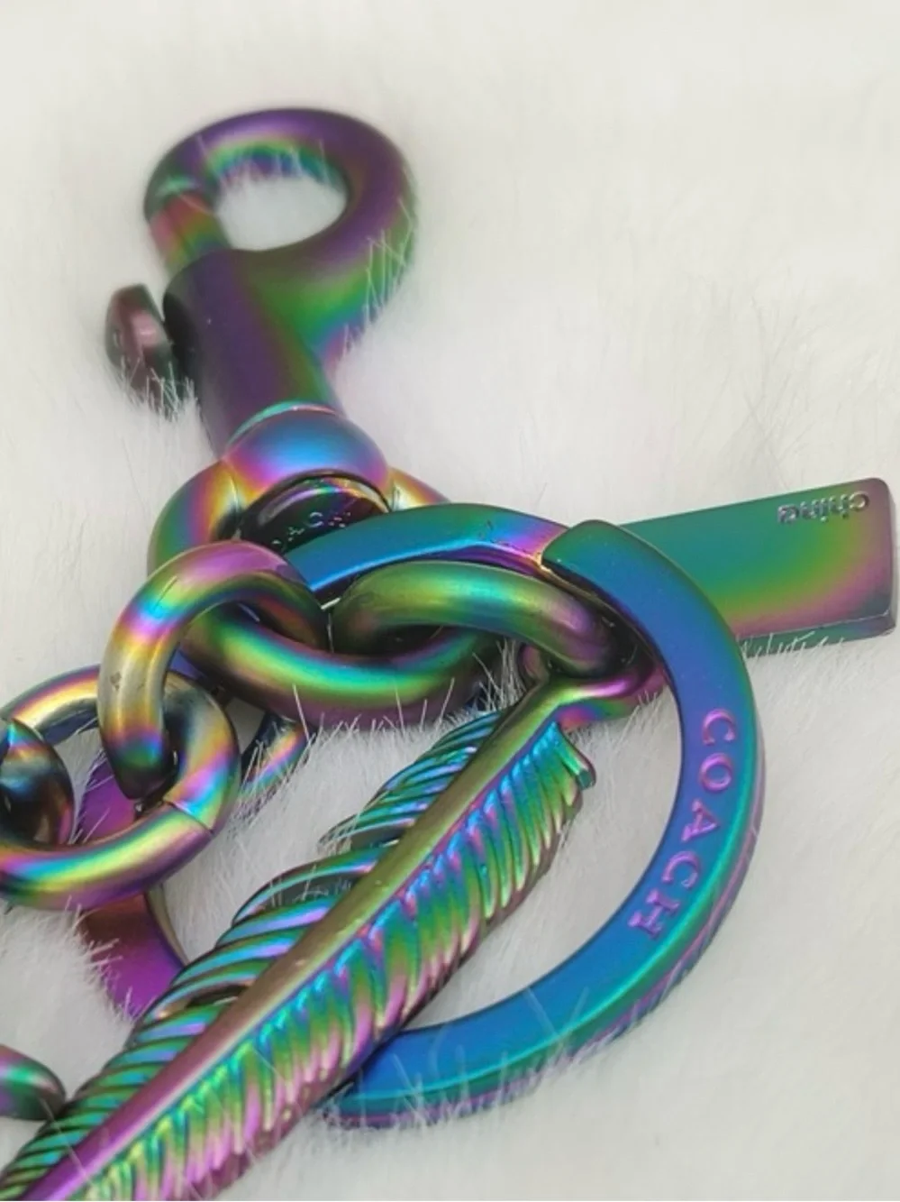 Coach hologram rainbow