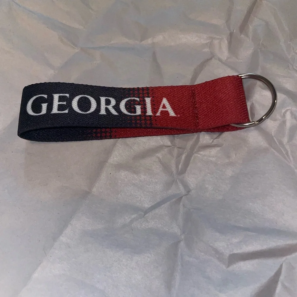 Georgia Red and Black UGA Keychain
