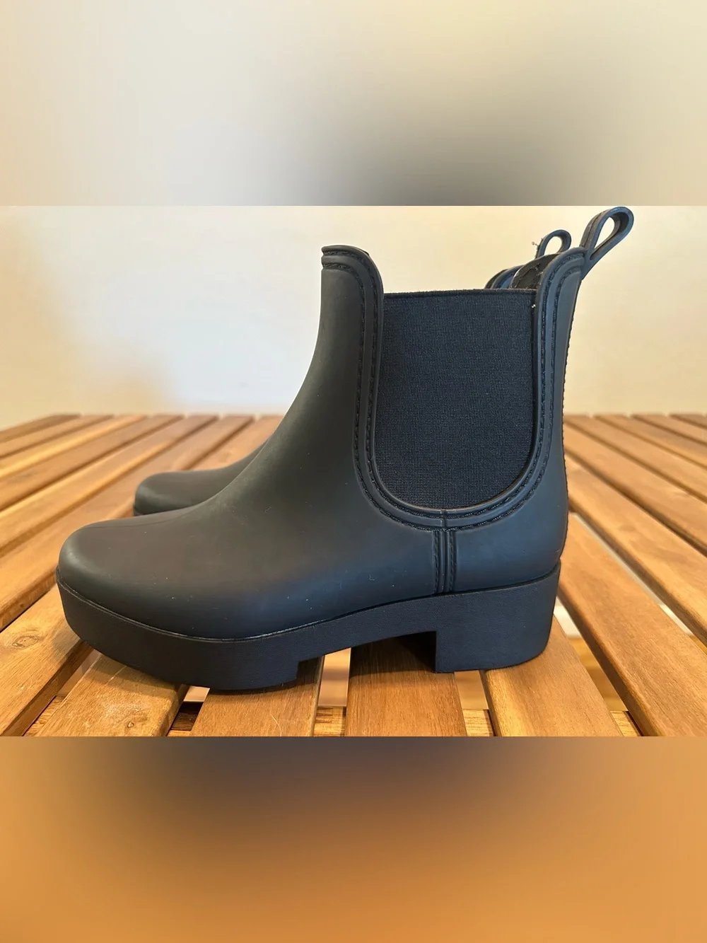 Jeffrey Campbell Cloudy Waterproof Chelsea Rain Boot  Women Size 8.0