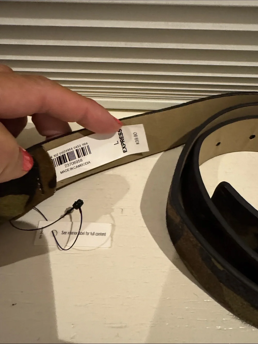 Express men belt