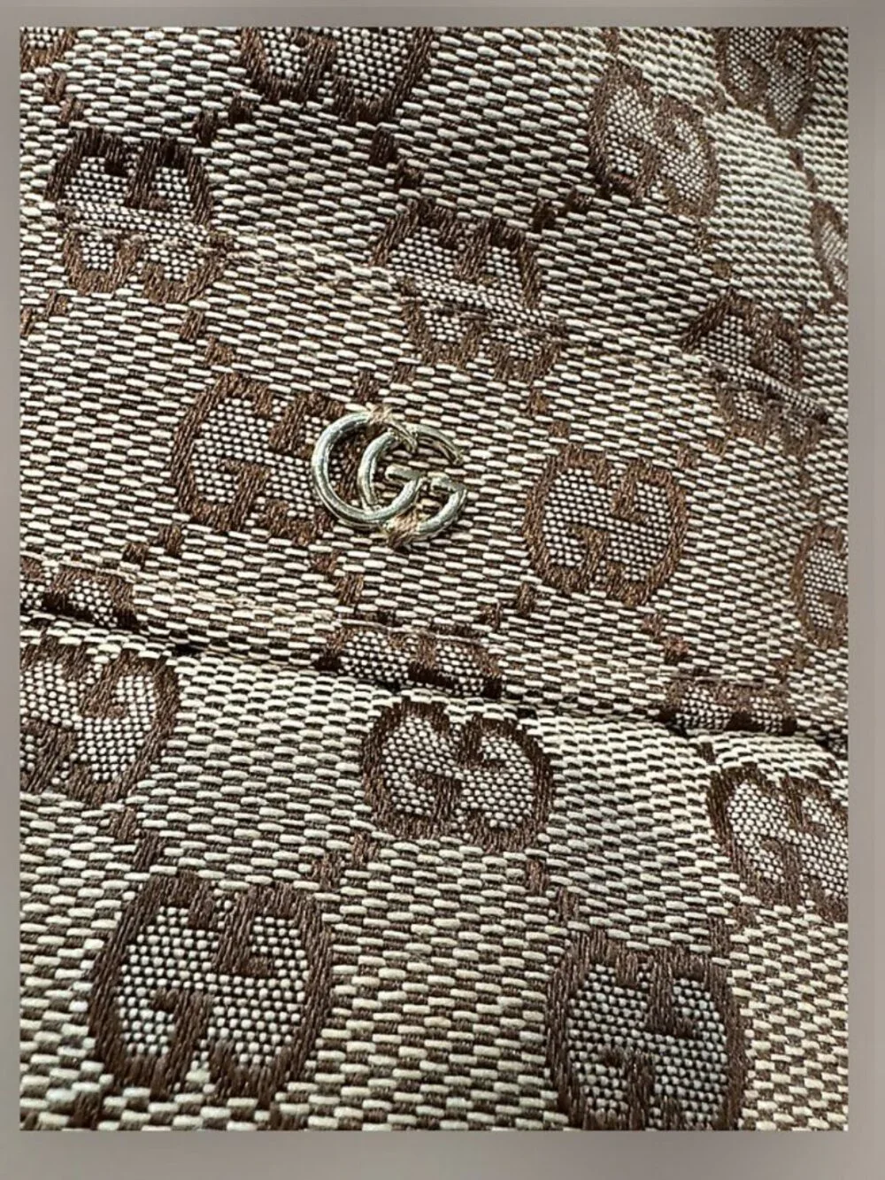 Gucci GG Monogram Canvas Wide Brim Bucket Hat
