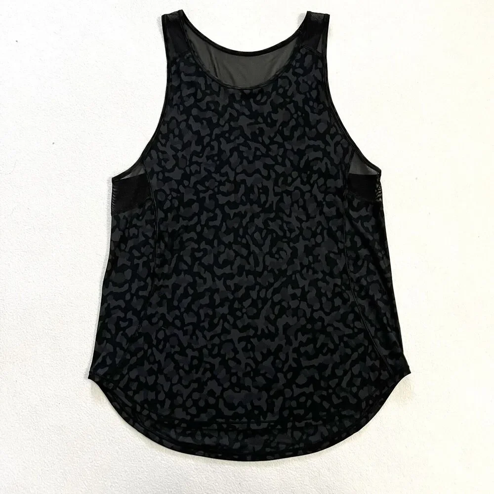 Lululemon Sculpt Tank II Formation Camo Deep Coal Multi Black Sleeveless Top 6
