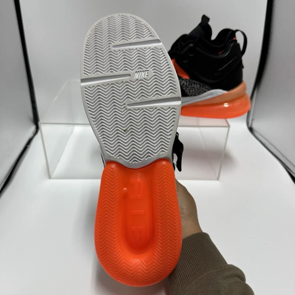 Nike Air Force 270 Safari Black Hyper Crimson Orange AH6772-004 Men's size 9