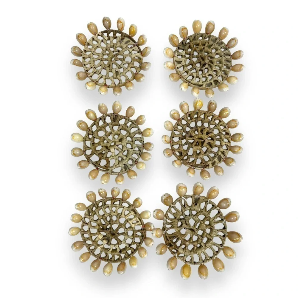 Vintage handmade cowrie