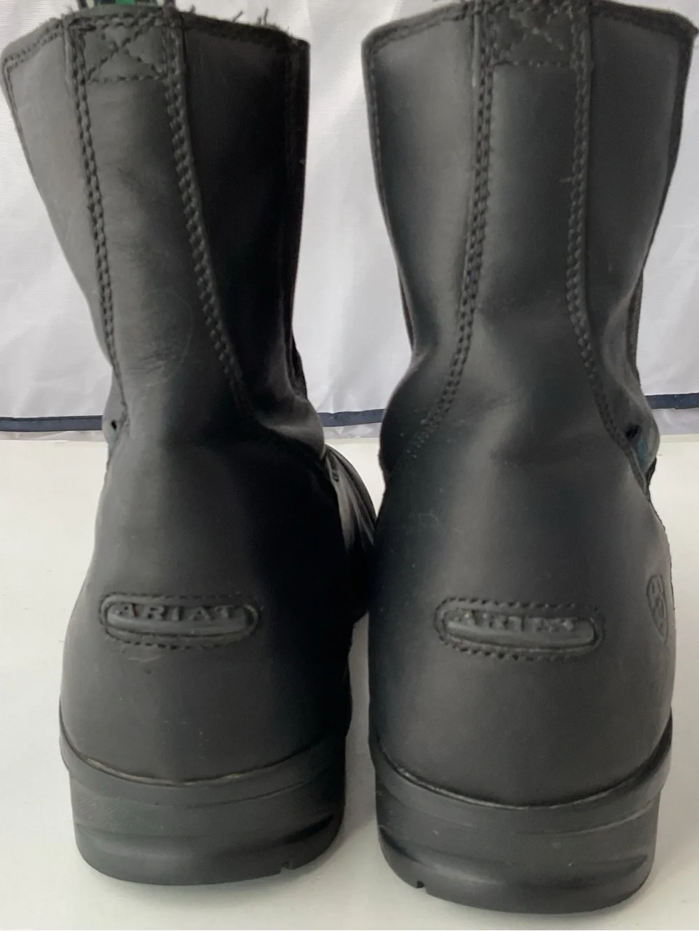 ARIAT Heritage IV Center Zip Paddock Black Leather Riding Boots Women’s Size 9