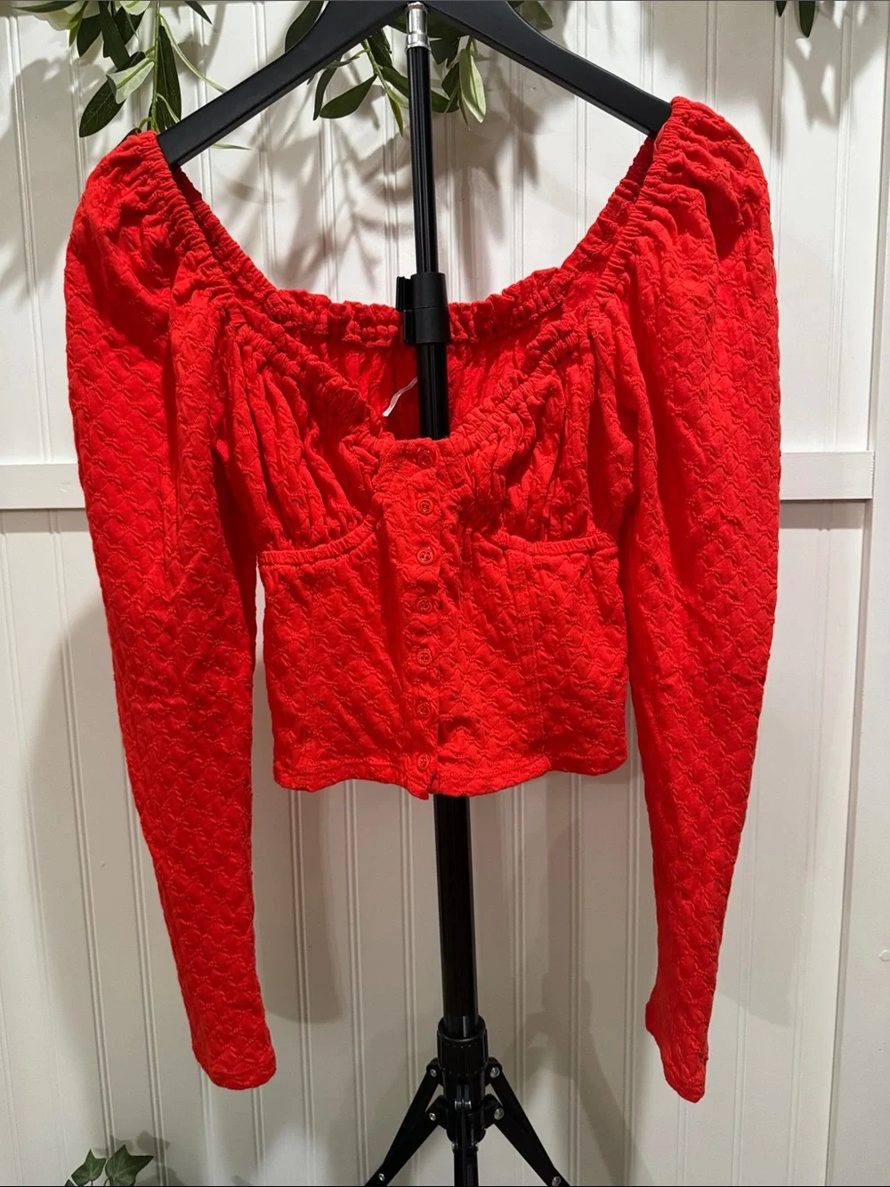 Free People fabric top