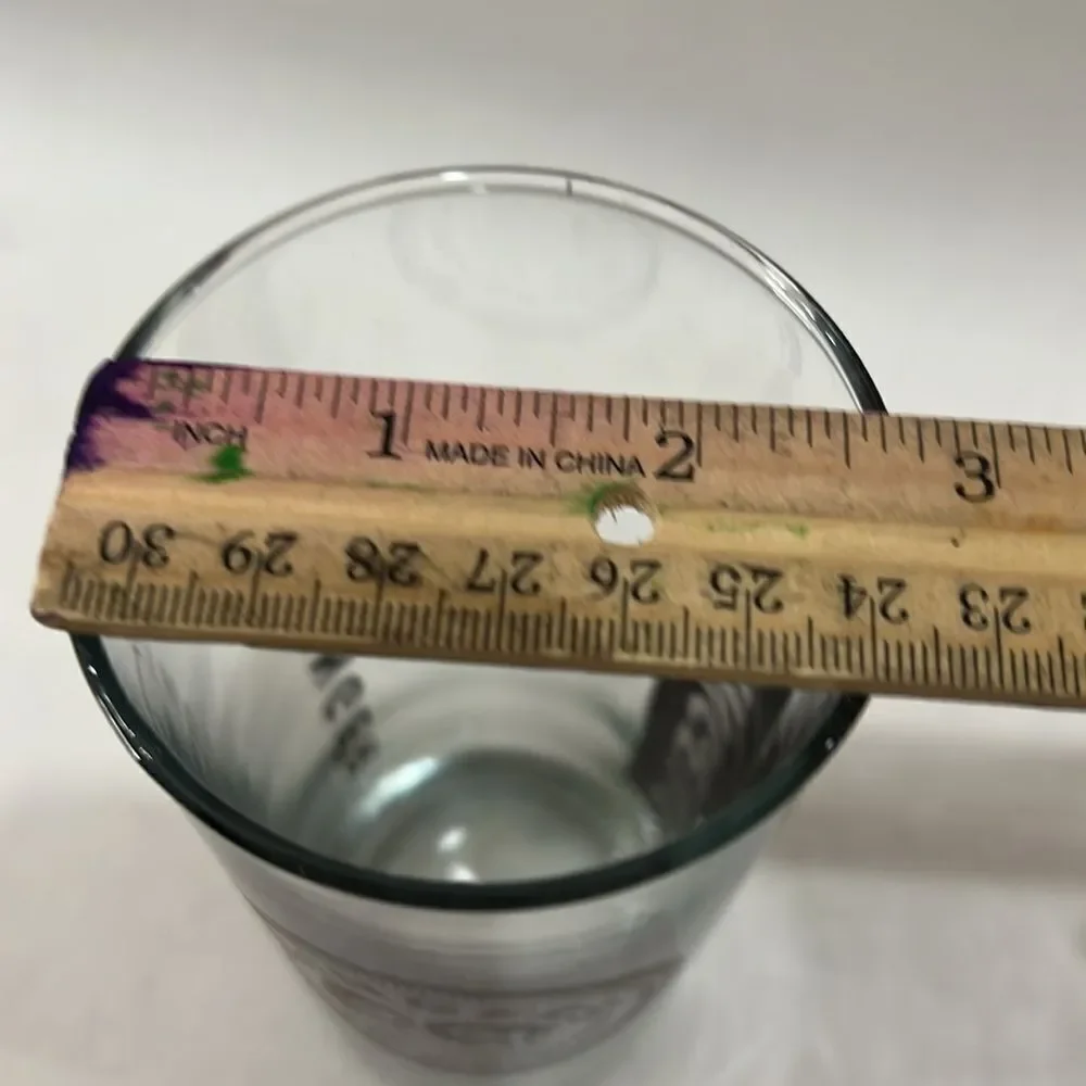 2 Gingers Irish Whiskey Highball Glass 6 1/4 In Tall 3 In Round Clear Brown 16