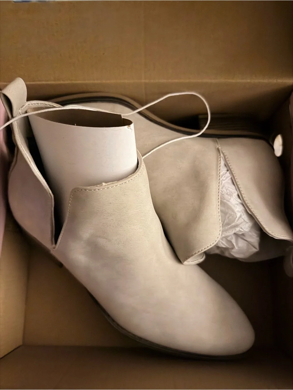 Serra Light Gray Side-Cut Chelsea Ankle Booties