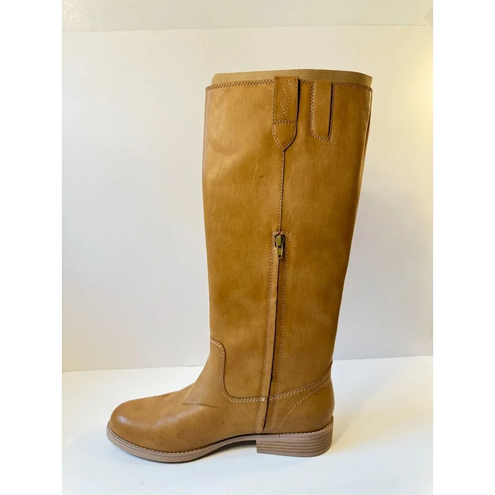 Crown Vintage Womens Boots Brown Leather US 10.5