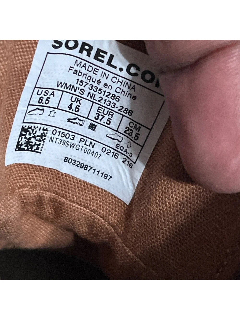 Sorel Out N About Womens Size 6.5 Shoes Brown Leather Lace Up Comfort Duck Boots