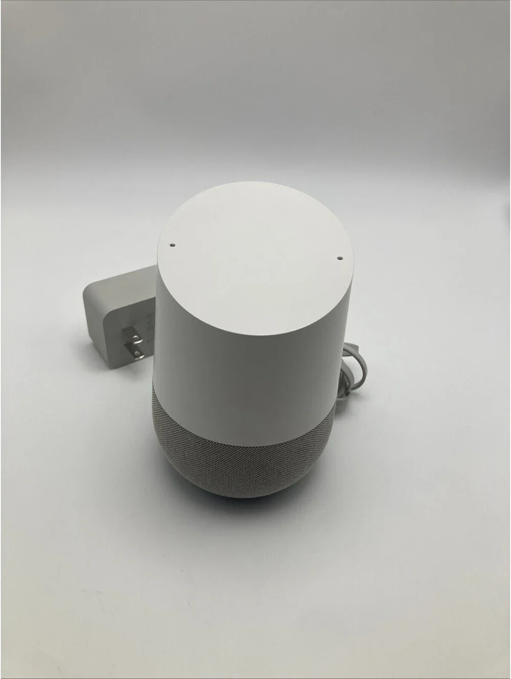 (A) Google Home Original 1st Gen Smart Speaker White/Slate w/ Power Cord