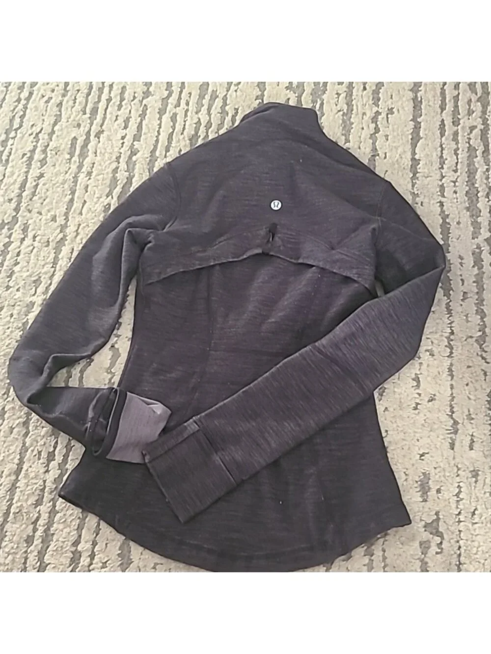 Lululemon Define Jacket Black Slub Denim