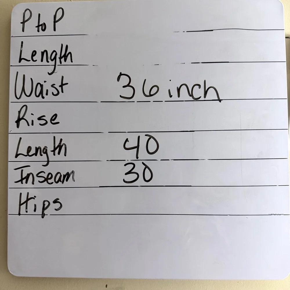 Old Navy measurements waist