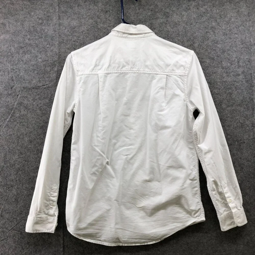 Children's Place Boys XXL 16 White Long Sleeve Button Down Shirt‎ Cotton Pocket