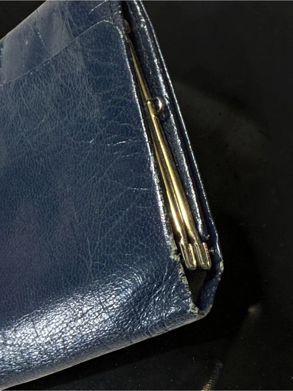 Charles Jourdan Black Leather Wallet Vintage French Designer Quiet Luxury