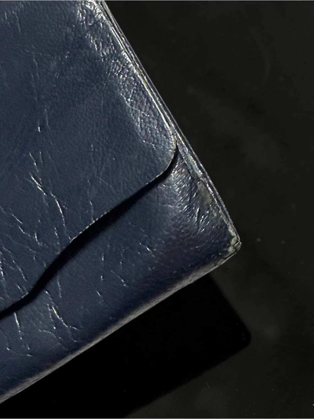 Charles Jourdan Black Leather Wallet Vintage French Designer Quiet Luxury