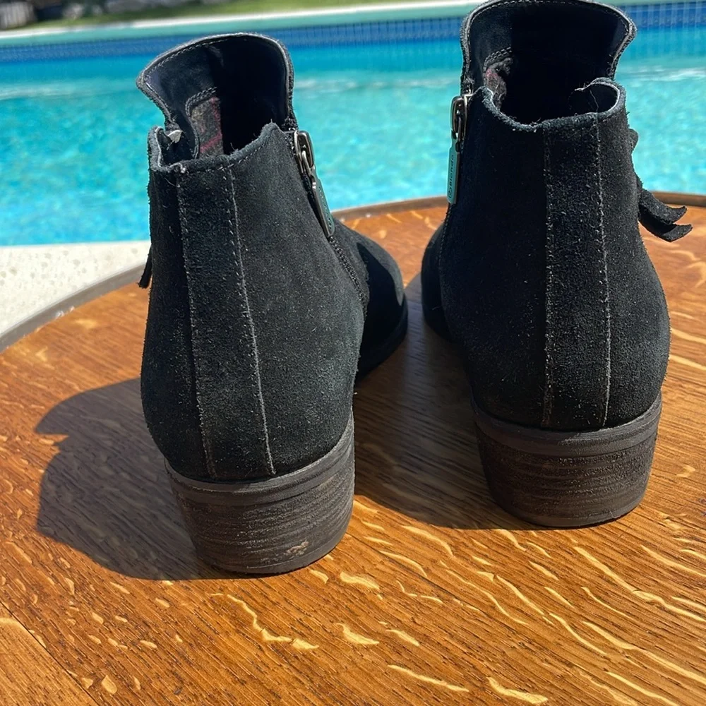 Blonco | Linda Waterproof Suede Black Boots | Size 9