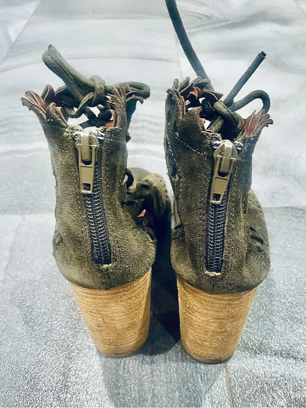 Jeffrey Campbell perforations cut