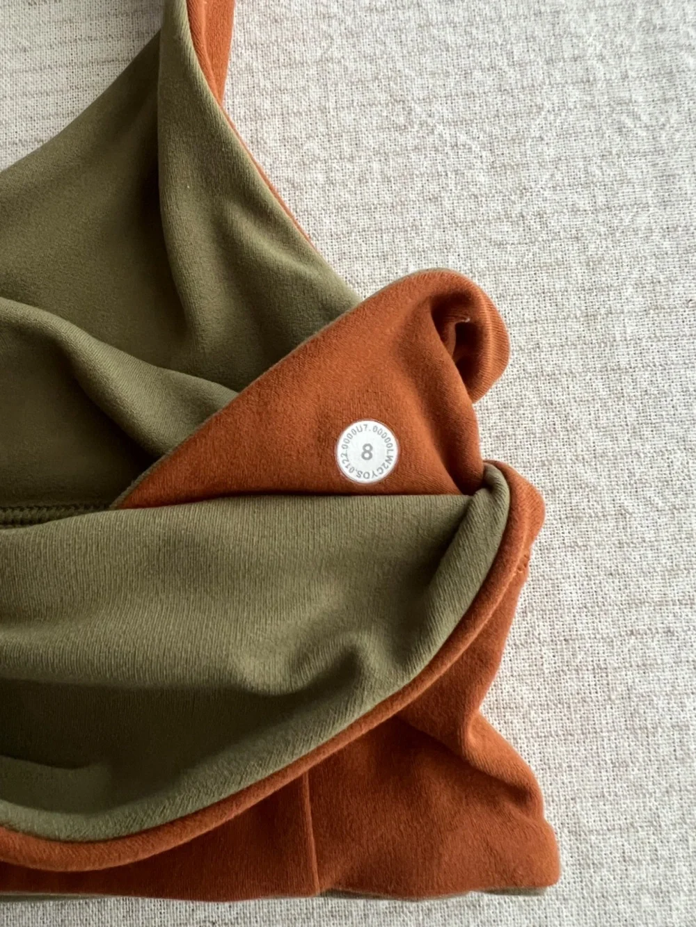 lululemon athletica green burnt