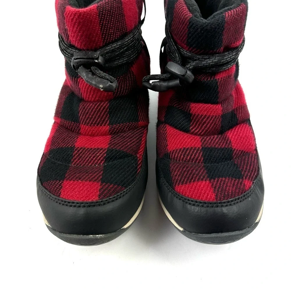 Sorel Whitney Short Ankle Boot 9 Red Dahlia Quilted Bootie‎ Womens