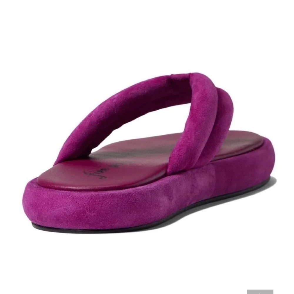 Free People Wonderland flatform thong sandals in Verbena Size 38 /‎ US 8