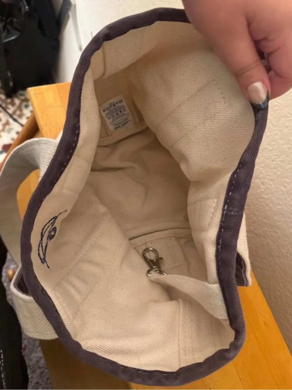 Lands' End Mini Canvas Tote