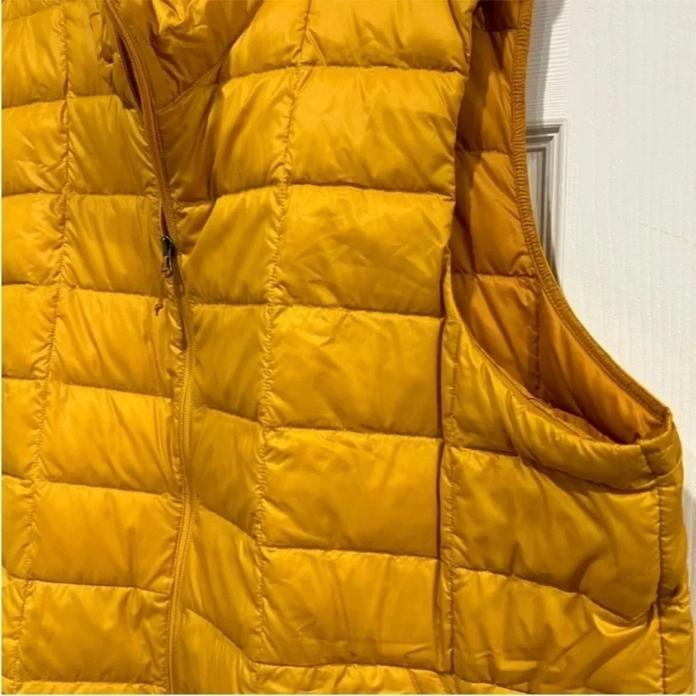 REI Men’s XL 650 Down Puffer Vest 2.0 Desert Sun Yellow NWT Puff