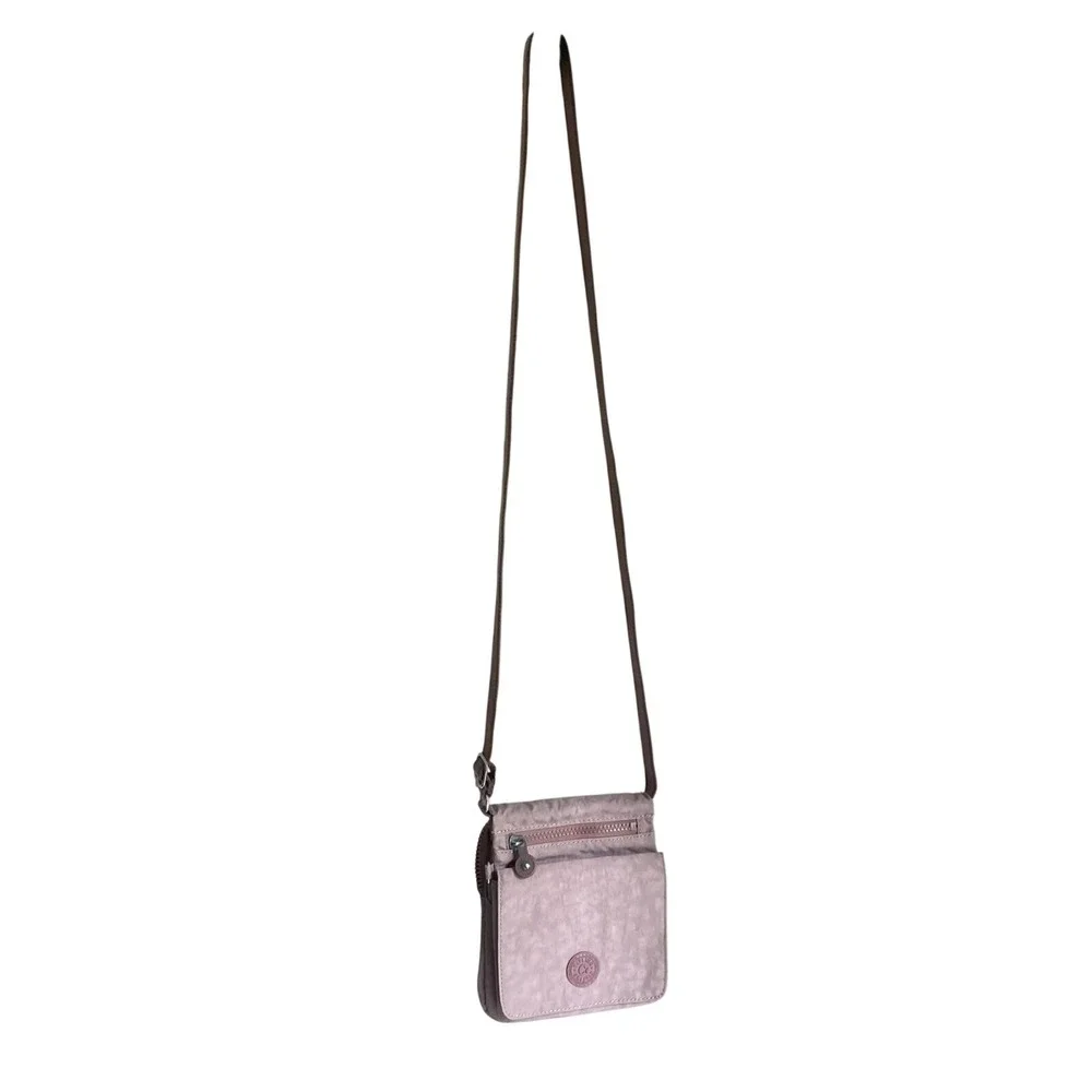 Kipling Eldorado Dusty Pink Crossbody Organizer‎ Travel Bag