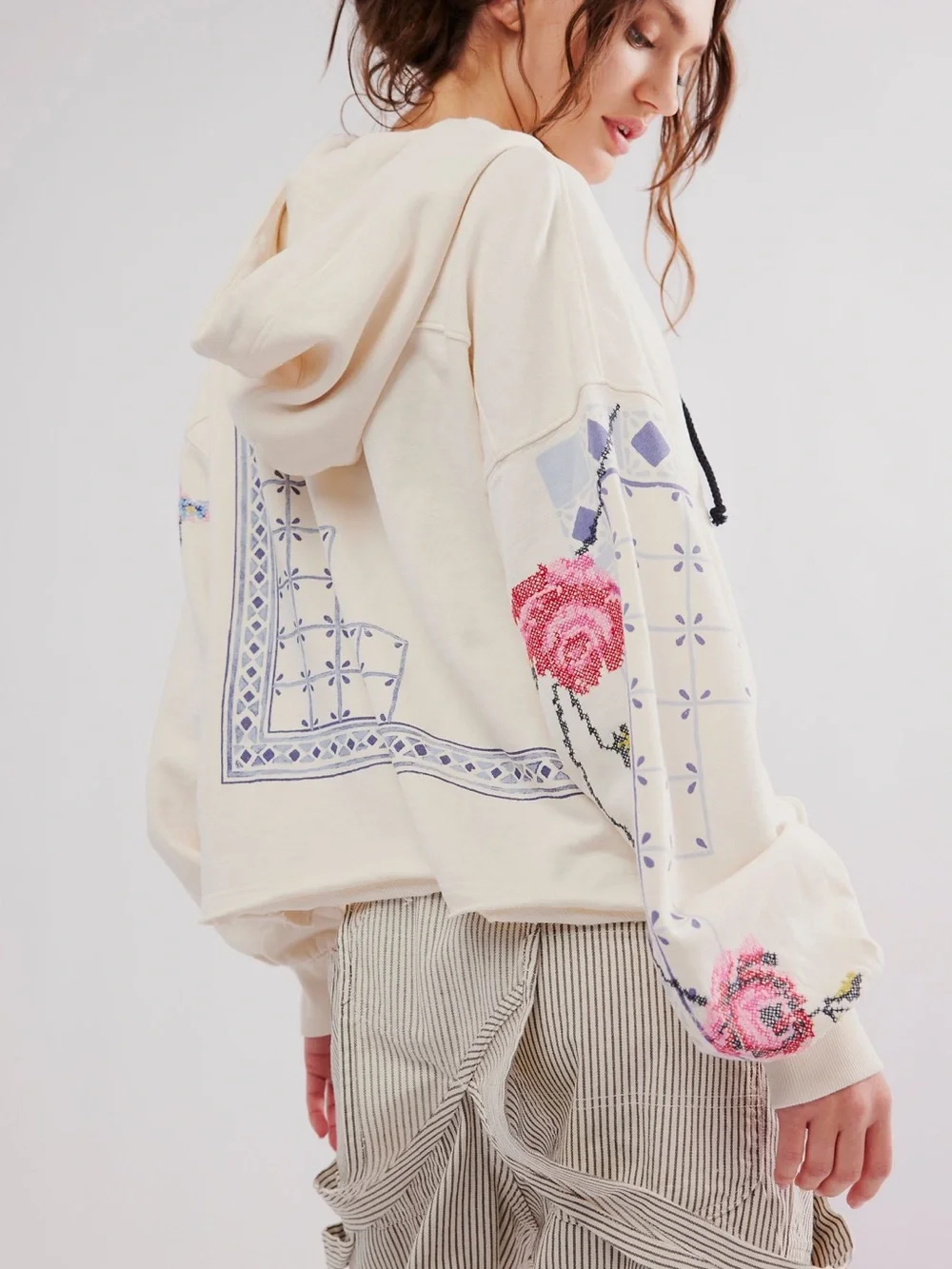Free People hoodie soft low