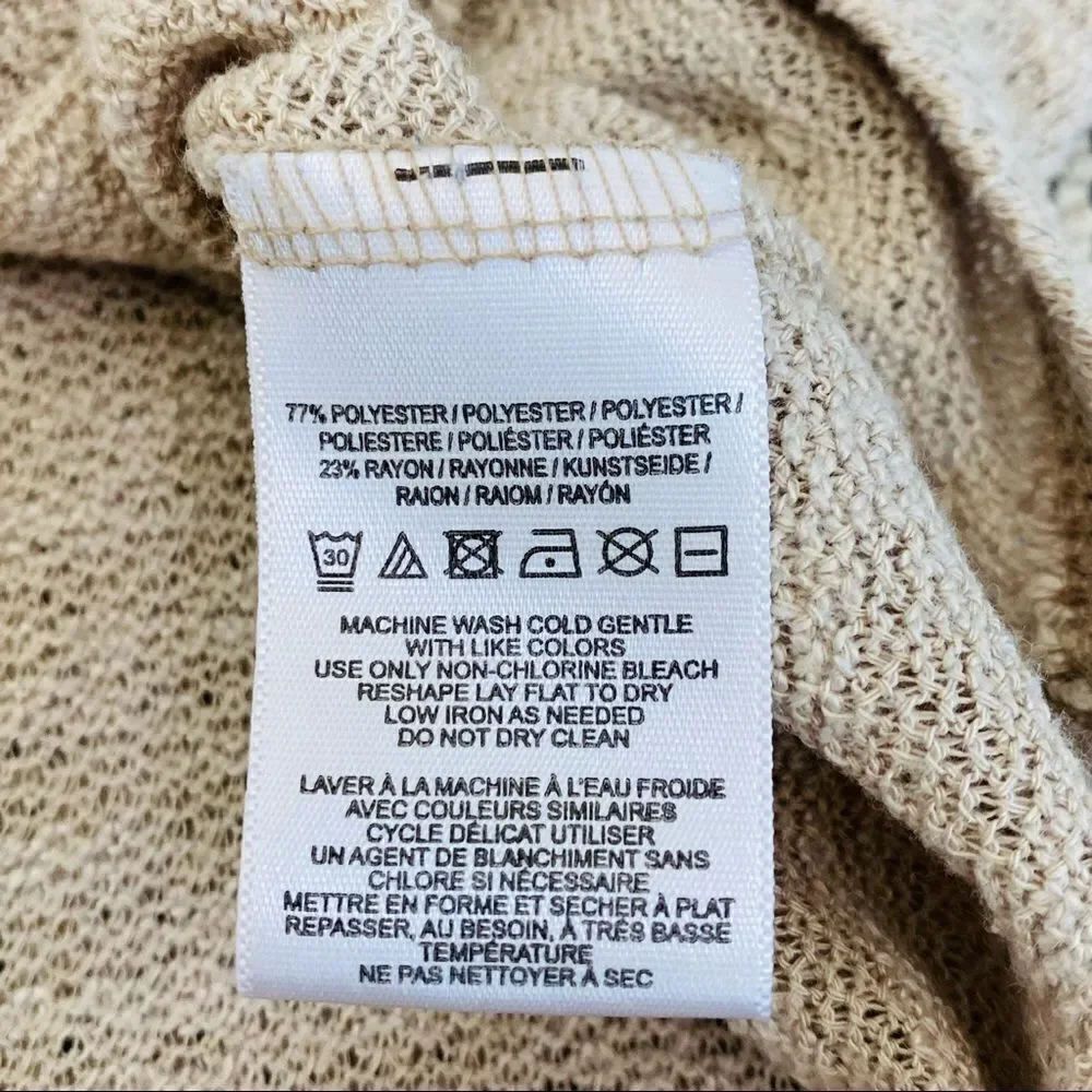 Free People Beach Nani tee in beige size medium
