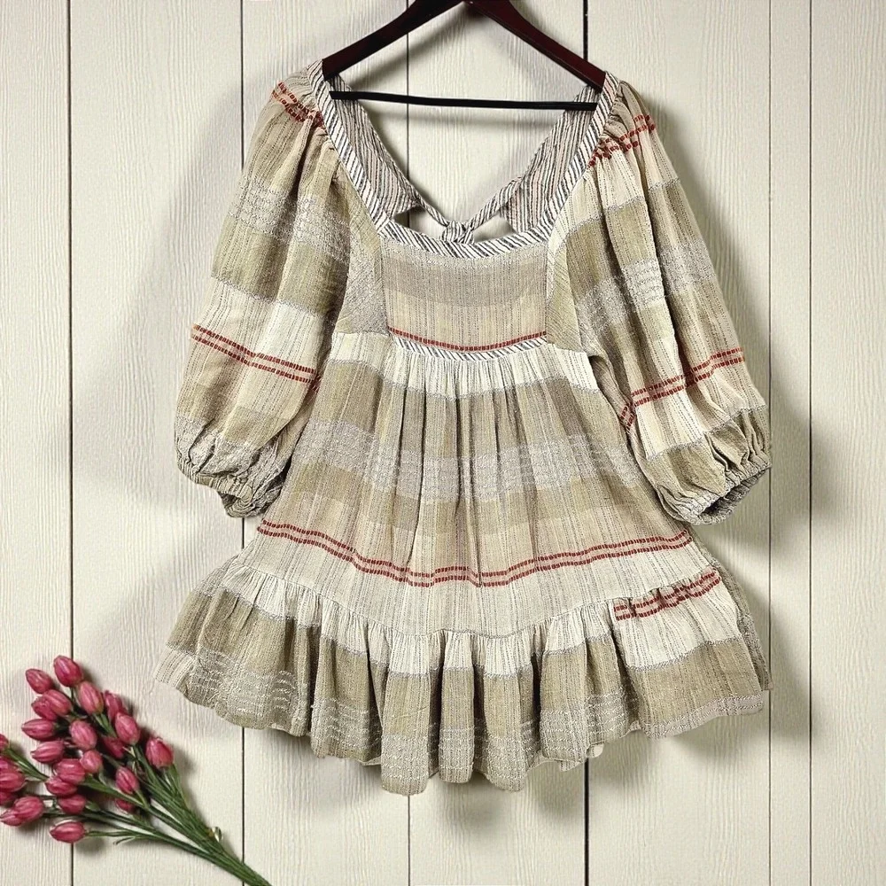 Free People gauze bodice