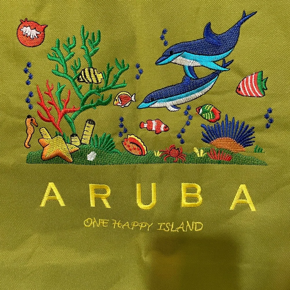 Aruba large embroidered