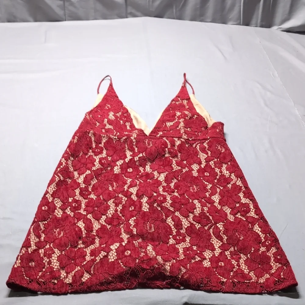 Free People burgundy red