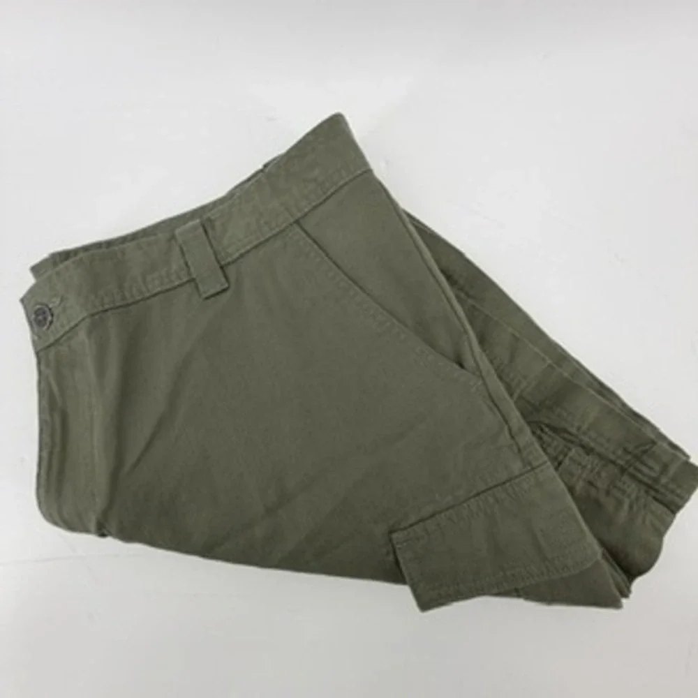 Columbia Mens‎ Olive Green Cotton Cargo Shorts Size 38 XM4835 Hiking Utility