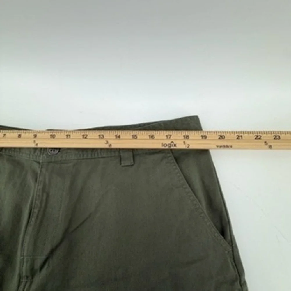 Columbia Mens‎ Olive Green Cotton Cargo Shorts Size 38 XM4835 Hiking Utility
