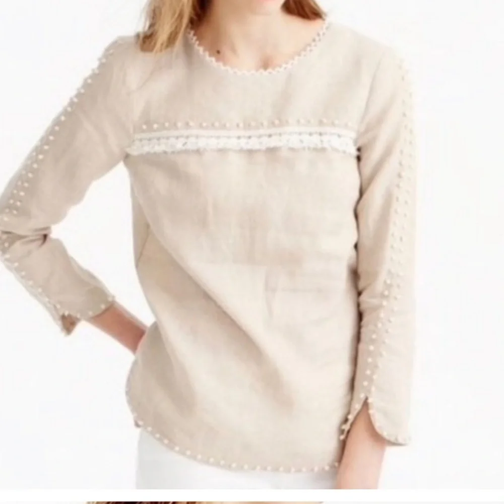 J. Crew crew embroidered