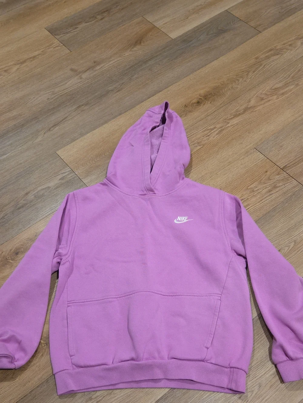 Nike Pink Hooded Sweatshirt Kids Hoodie