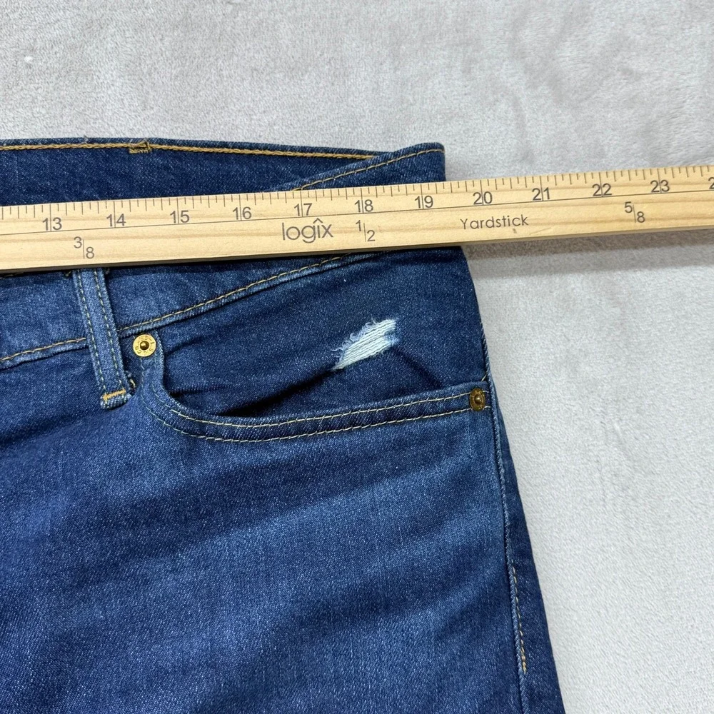 Levi's‎ 511 Slim Fit Jeans Mens 38x30 511 Distressed Sashiko Stitching Stretch