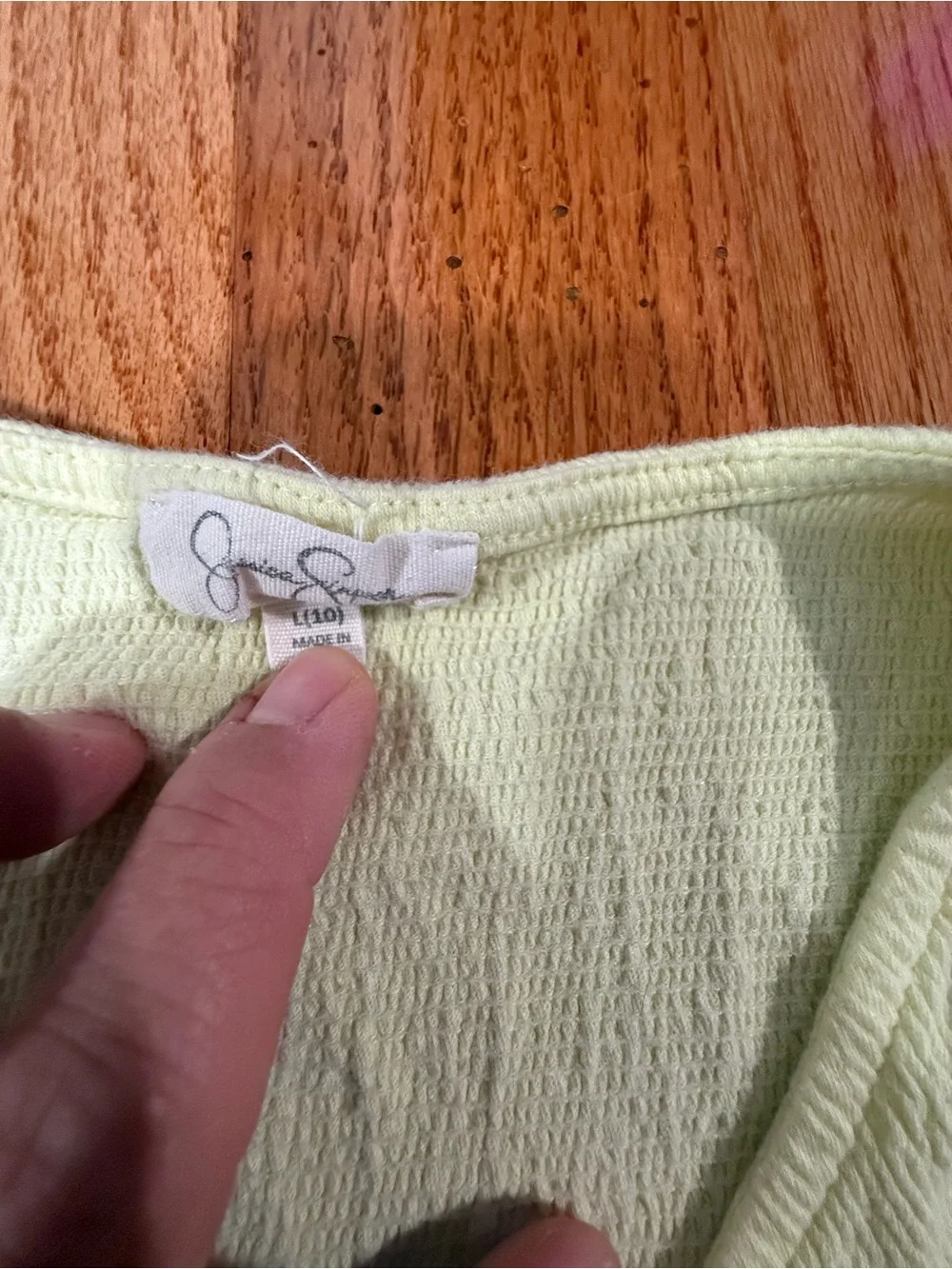 Jessica Simpson light yellow