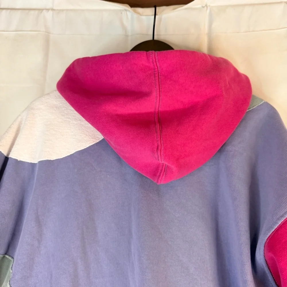 FREE PEOPLE Women’s Size XS Sweatshirt Hoodie Floral Oversized Heavyweight
