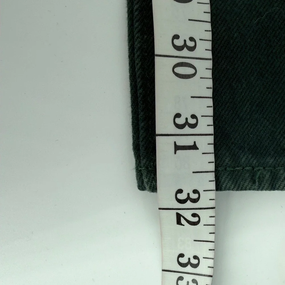 Levi's Jeans Mens 33x32 Green 501 Original Fit Straight Leg Button Fly 005013548