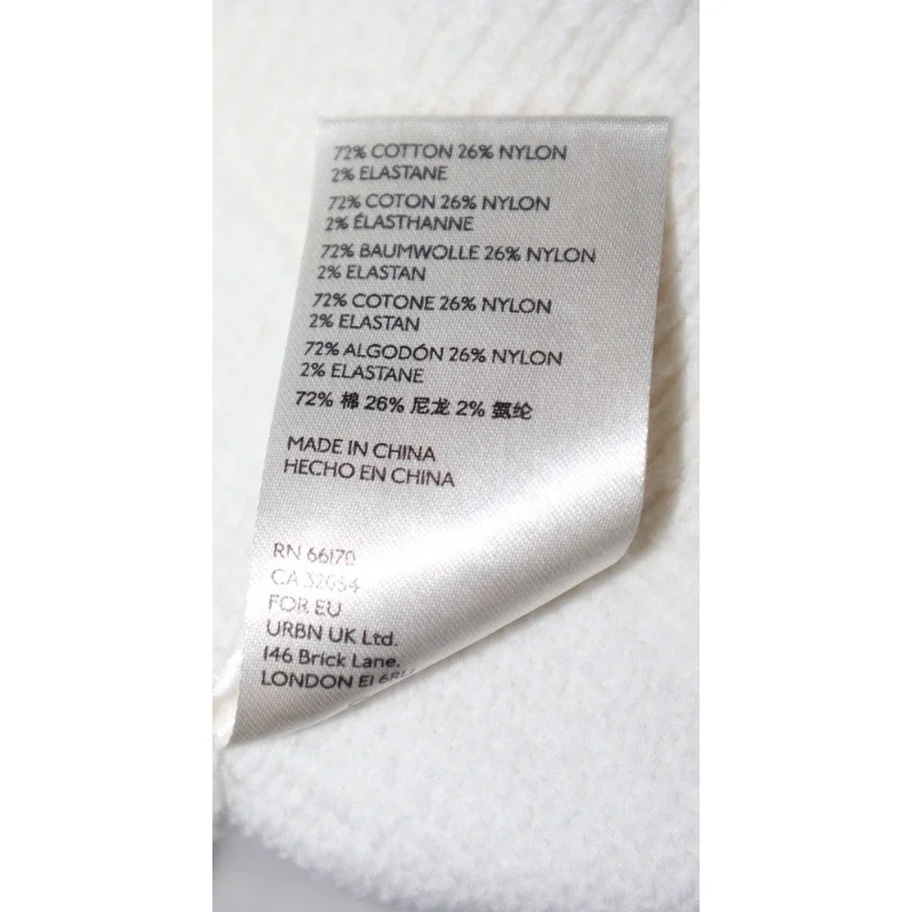 Free‎ People Sweater Women XS Beige Ottoman Slouchy Tunic Mock Neck Winter EUC